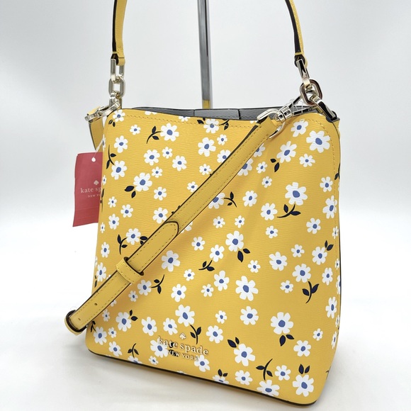Kate Spade Yellow Floral Purse For Women's